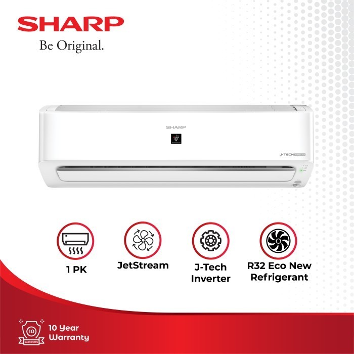 Sharp AC 1 PK AH-XP10YHY  J-Tech Inverter Wi-fi AIoT 780 Watt Palu
