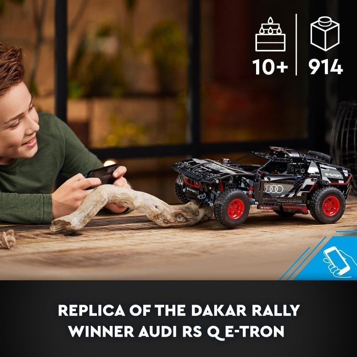 Best Lego 42160 Technic Audi Rs Q E-Tron Remote Control Rally Car Toy Gratis Ongkir