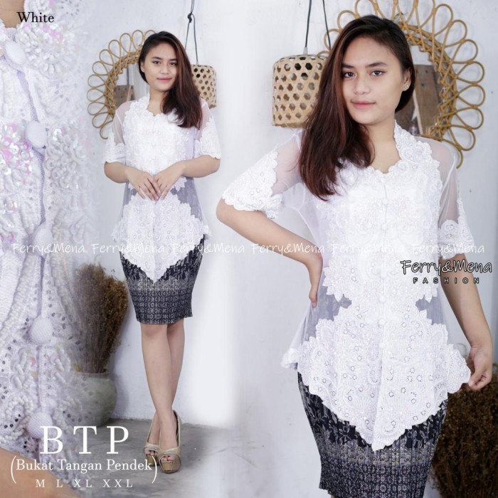 Setelan Kebaya Payet Bordir/Kebaya Btp Brokat Dek/Kebaya Pesta