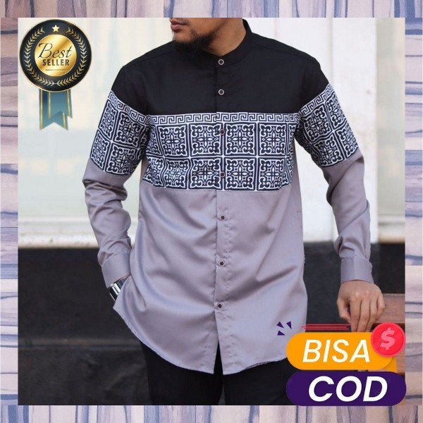 Kemko Kemeja Pria Lengan Pendek Polos Kerah Sanghai Warna Abu Abu Terang Abu Muda Kemeja Koko Pendek Polos Premium Kemeja Kerah Mandarin Kemeja Pria Muslim Distro Kemko Pria Keren Model Terbaru Kemko Brother Bross Lm 234 Kemko Lengan Panjang Guapo Motif