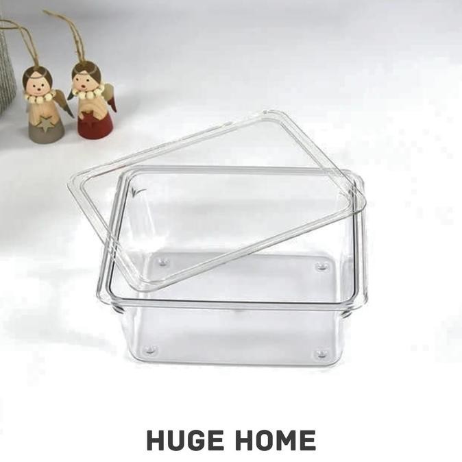 Box Container Kulkas Wadah Organizer Fridge Freezer + Tutup Serbaguna - kuigrocery