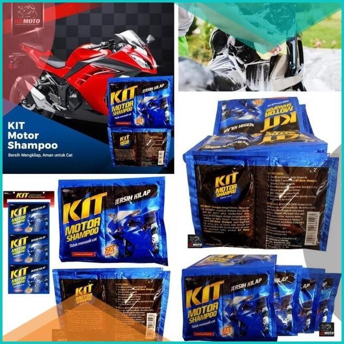 Kit Motor Shampoo 15ML / KIT MOTOR SHAMPOO pengkilat body motor SACHET