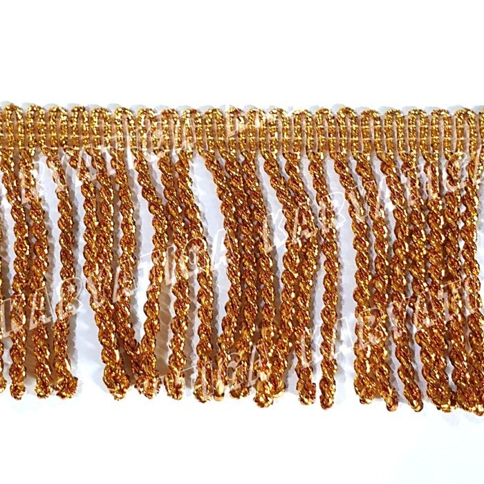 

Renda Rumbai Tambang Lebar 5 CM Panjang 25 YR Kode 666 - Emas