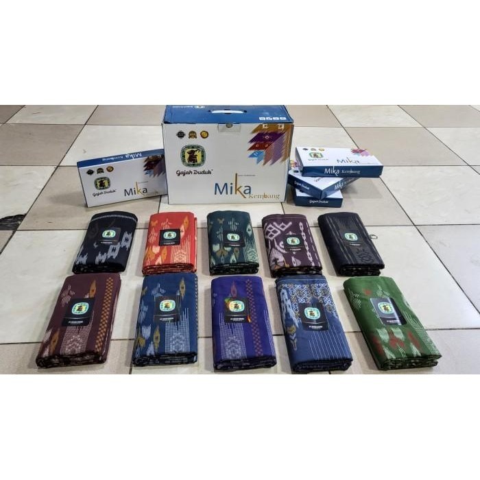 Sarung Gajah Duduk Mika Kembang