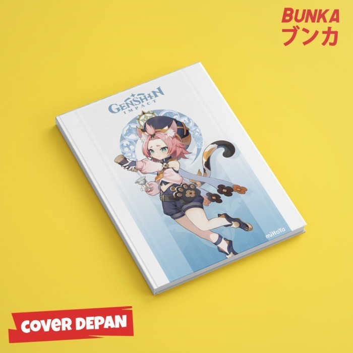 

Bergaransi Notebook Anime Genshin Diona Hardcover A5 Buku Tulis Catatan Notes Murah