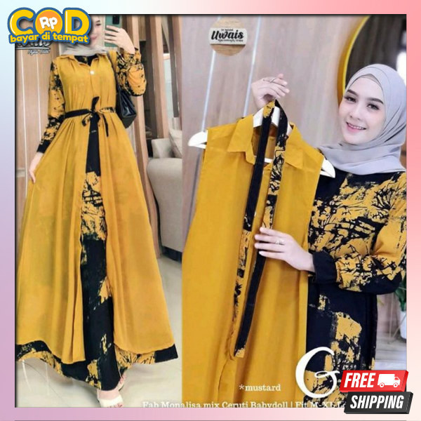 Bj Terbaru2024 Buju Terbaru 2024 Maxi Simple Korean Style Bju Gammis Kekinian Games Dewasa Longdress
