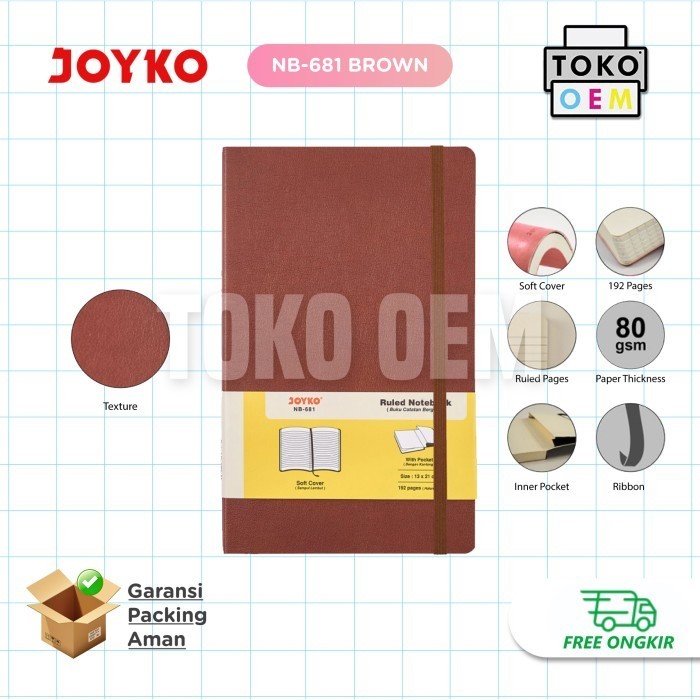 

Lucu Joyko Ruled Notebook Diary Agenda Buku Catatan Bergaris Nb-681 192 Hal Murah