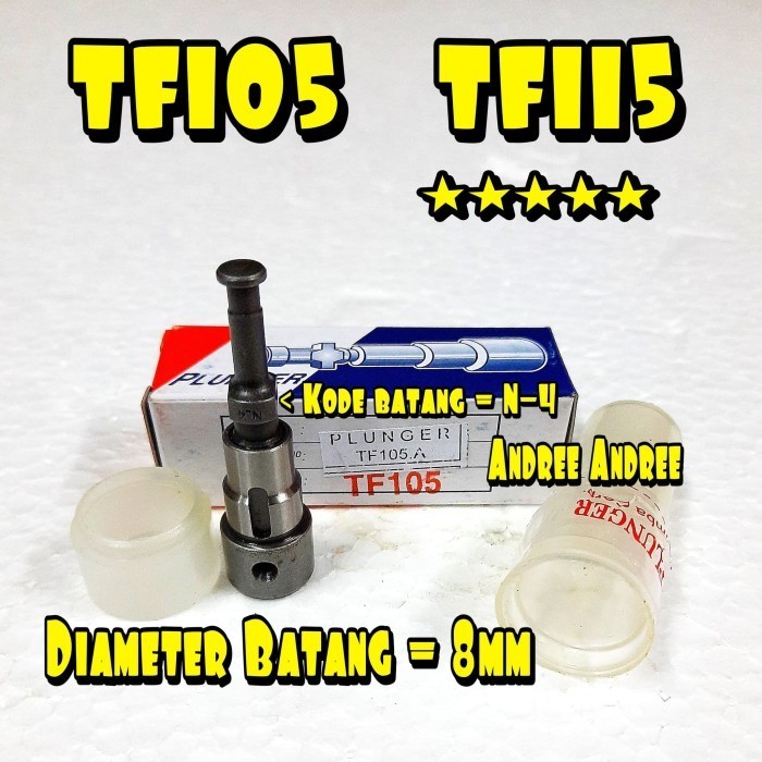 %$%$%$%$] TF105 TF115 Plunger Assy Isi Pompa Bos Pump Yanmar TF 105 115 - Kumba