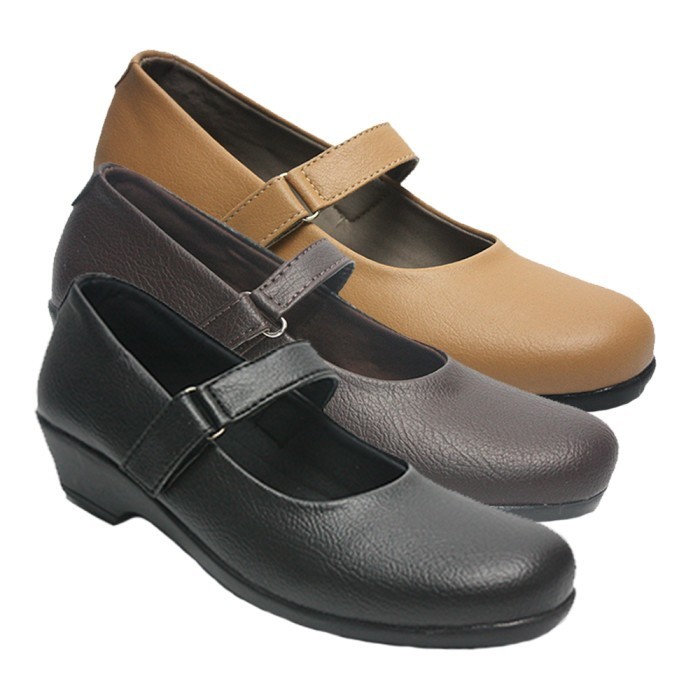 Dr. Kevin Sepatu Kerja Pantofel Wanita Formal Shoes 531-016 - Hitam
