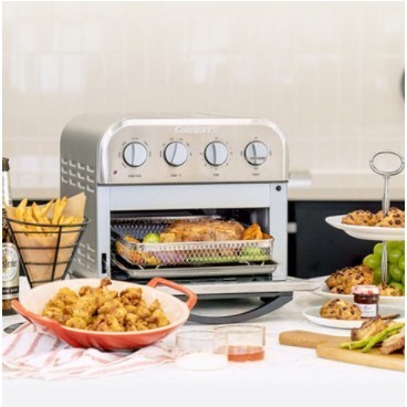 SPESIAL PUNCAK SALE   [USA] Cuisinart Compact Air Fryers with Electric Oven Toa-28KR Toaster oven
