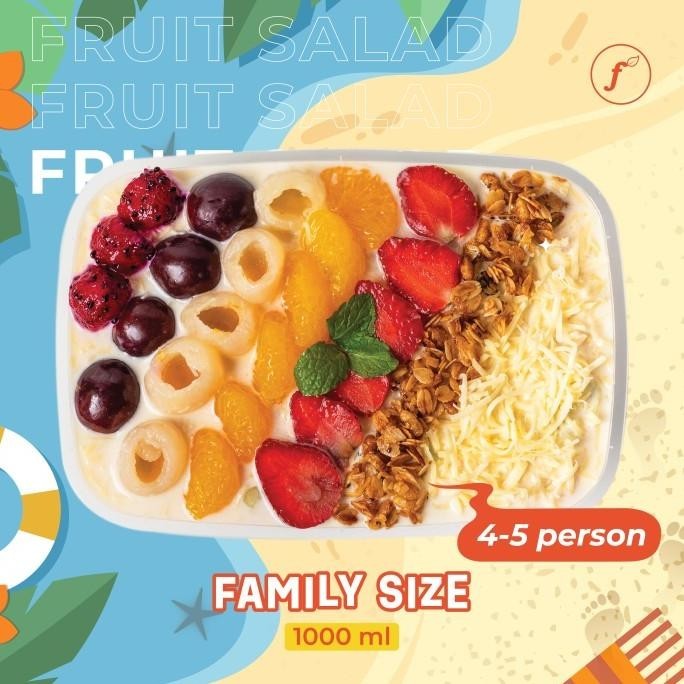 

New Sale Healthy Fruit Salad With Greek Yogurt & Granola Almond By Frutamix Berkualitas