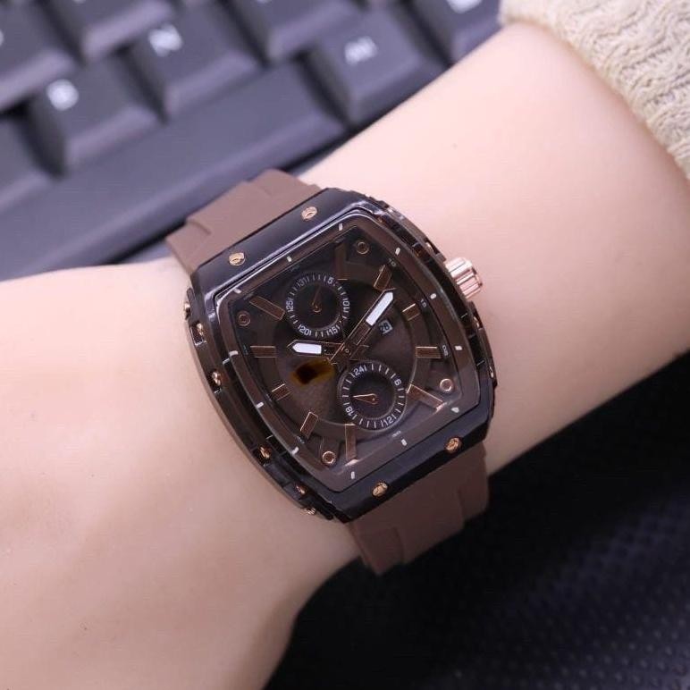 JAM TANGAN WANITA/PRIA MEWAH ELEGAN KEKINIAN TERBARU FS20 KW PREMIUM GRADE ORI TAHAN AIR STRAP Grati