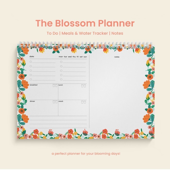 

Terbatas The Blossom Planner | Daily Planner, Notepad, Notebook Diskon