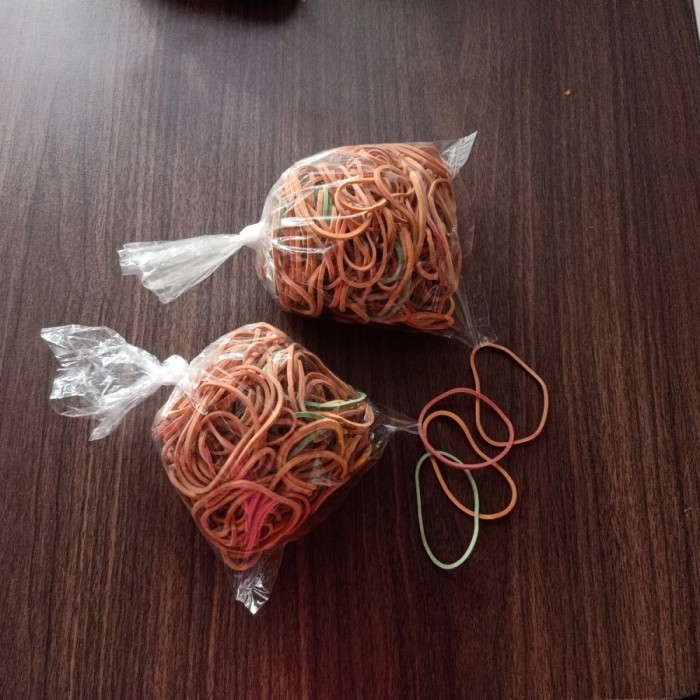 

~~~~~] Karet warna warni 1 ons / karet gelang warna warni