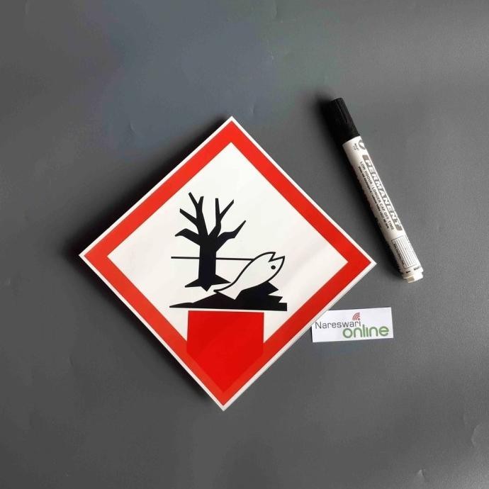 

langsung order saja] Stiker Hazard Environmental Toksin, Stiker Bahan Kimia Meracuni