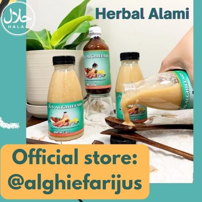 

Alghiefari Jus Bawang Putih Jahe Merah Lemon Madu Cuka Apel