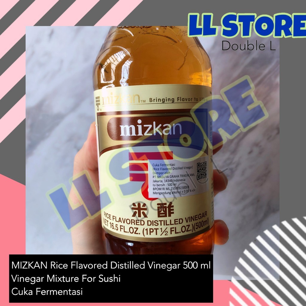 

ZKAN Rice Flavored Distilled Vinegar For Sushi 500 ml Cuka Jepang