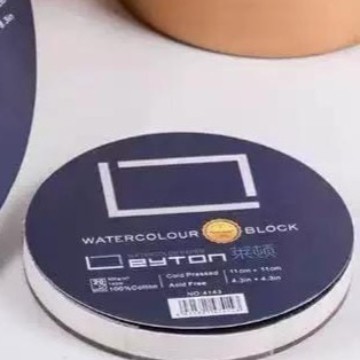 

Lucu Leyton Round Watercolor Block 300Gsm 100%Cotton 11X11Cm Murah