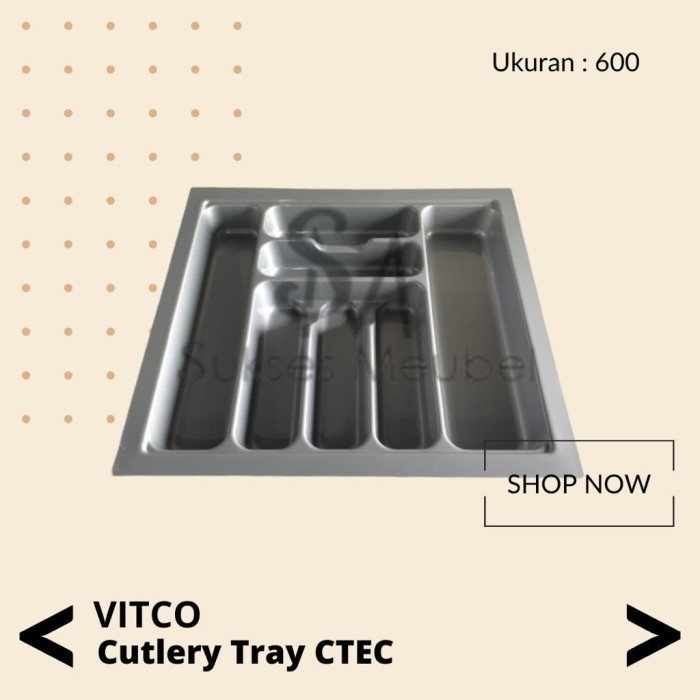 Terbaru Vc-Ctec 600C Vitco / Cutlery Tray Ctec / Rak Sendok Laci Vitco Promo Terlaris