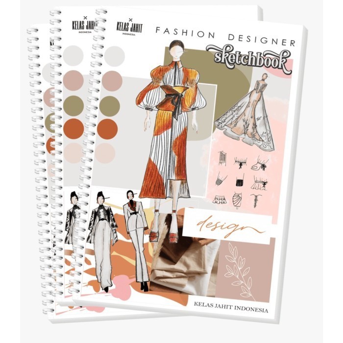 

Trendi Buku Fashion Designer Sketchbook Style Figure Drawing Desain Fashiona Bagus