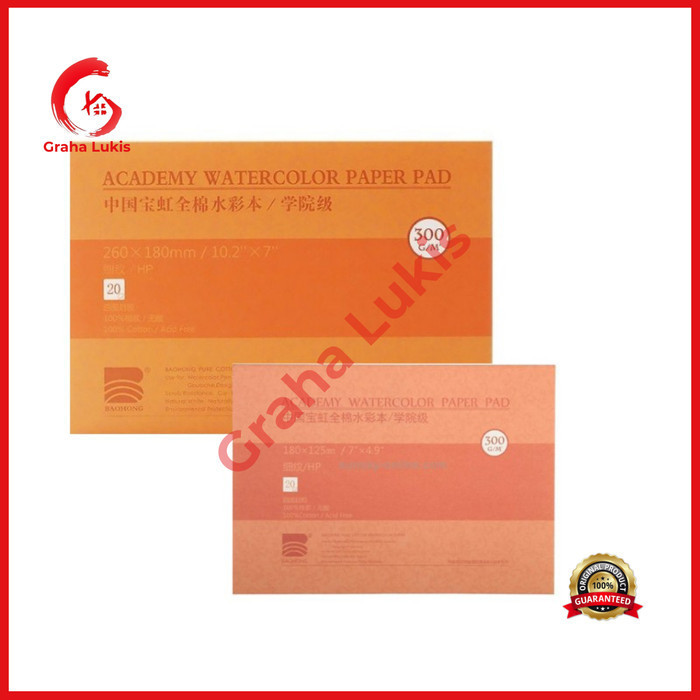 

Hemat Baohong Academy Watercolor Paper Block 300Gsm Hp Diskon