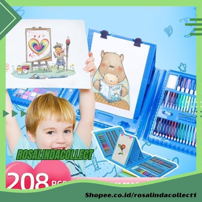 

KERAYON ISI 208 PCS PAINTING SET - ALAT MEWARNAI ANA PRODUK BAHAN BERKUALITAS TINGGI !!