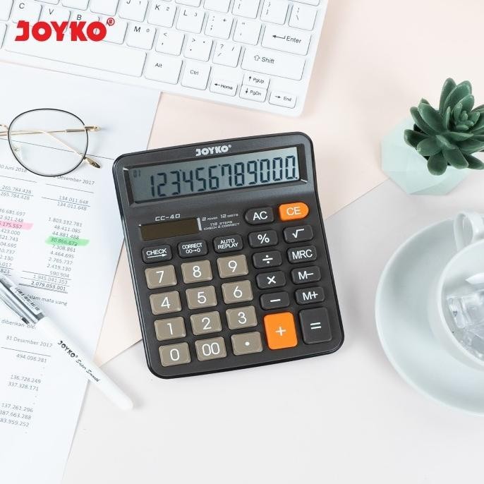 

Terjangkau - Calculator / Kalkulator Joyko CC-40 / 12 Digits / Check Correct ~