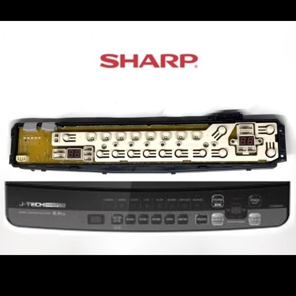 MODUL PCB MESIN CUCI SHARP J-TECH INVERTER