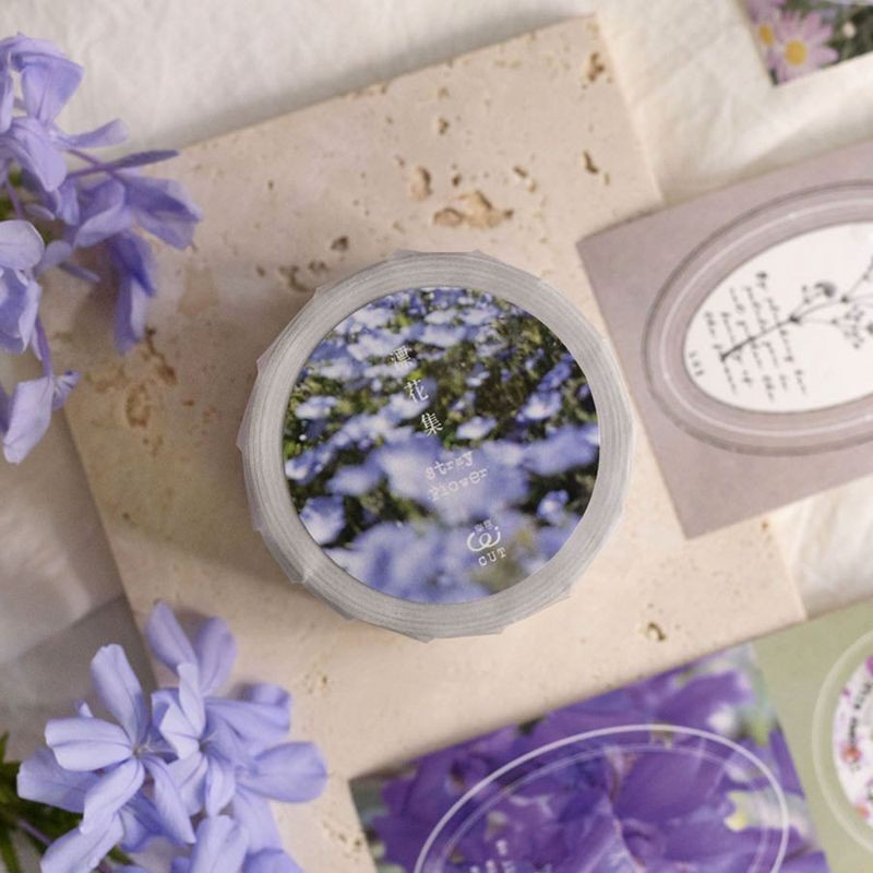 

Loi Design - Stray Flower Collection - 5cm Die-cut Washi Tape (FULL ROLL)