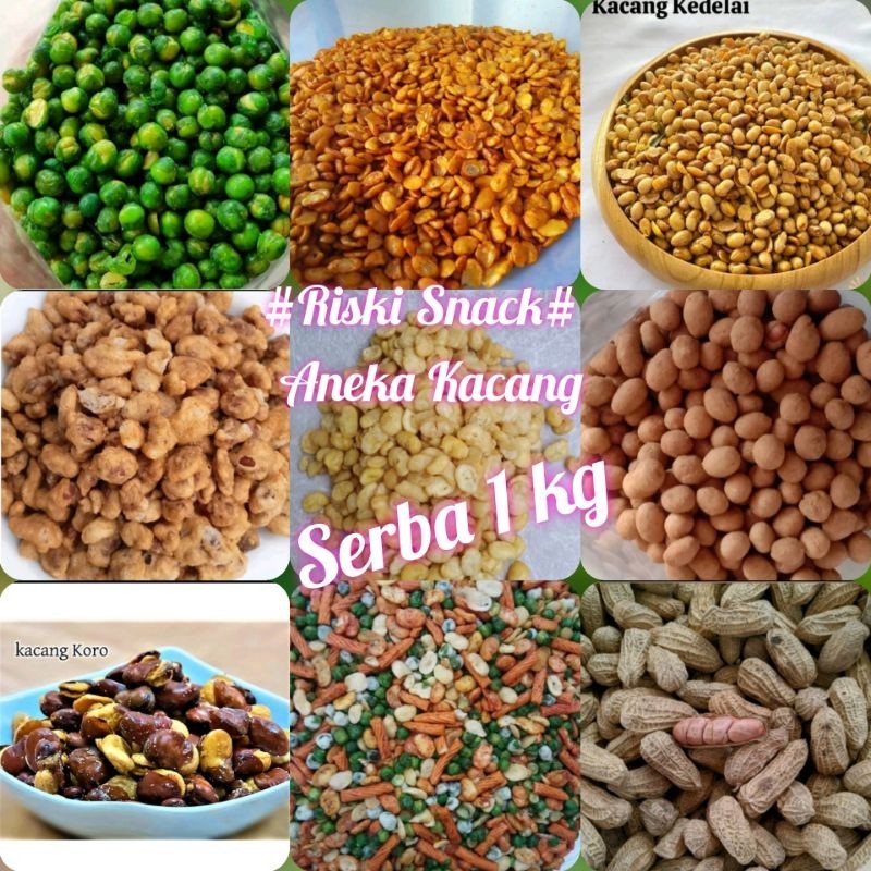 

{Riski Snack - Gaga} Aneka Kacang, 1kg