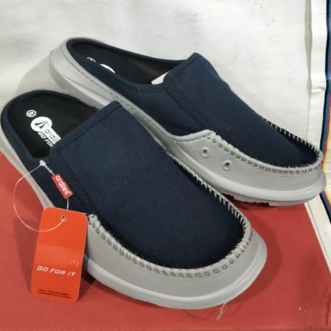 sepatu sandal slop karet pria Ardiles original manco navy