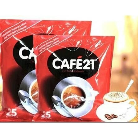 

(PRODUK) Cafe21 2 in 1 Instant Coffee mix / Cafe 21 2in1 Coffeemix (25 sachets) TERLARIS