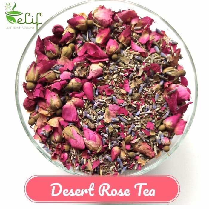 

Desert Rose Tea : Rose, Rosemary, Sage Leaf, Lavender, Lemon Balm
