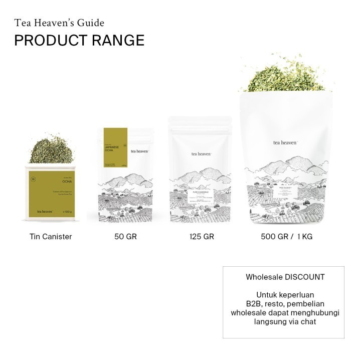 

Ersya - Japanese Ocha Green Tea Tea Heaven Teh Hijau Jepang Ocha Organik