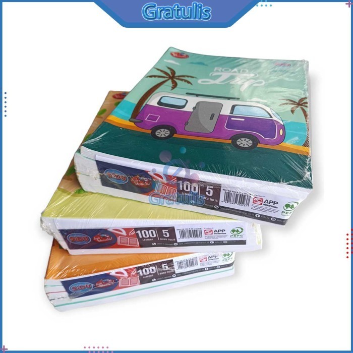 

Limited Buku Tulis Sidu 100 Lembar 1 Pak [5 Buku] Atk Sinar Dunia 1 Pack A5 Bergaransi