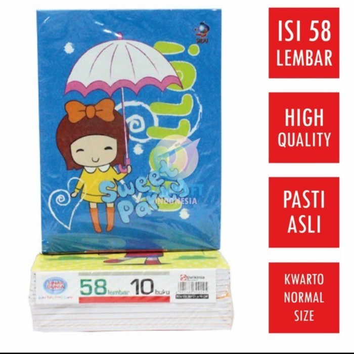 

Bagus Buku Tulis Sidu 58 Lembar Pack Promo