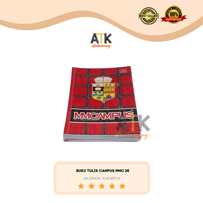 

Produk Buku Tulis Campus Mmc 38 Lembar Kwarto Atk Bagus