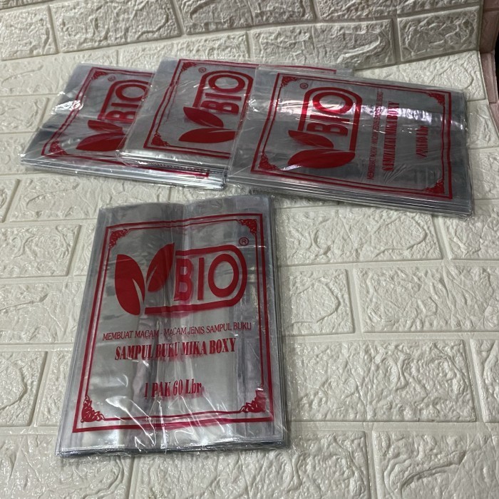 

Hemat Sampul Buku Plastik Mika Boxy/Ukuran Bk Maxi /1Pak 60 Lmbr/Merk Bio Promo
