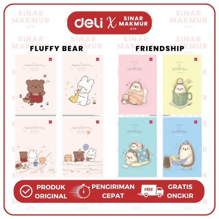 

Mudah Notebook/Buku Tulis Sekolah B5/Campus 42 Lembar Cnb542 Deli (Pak) Hot Sale