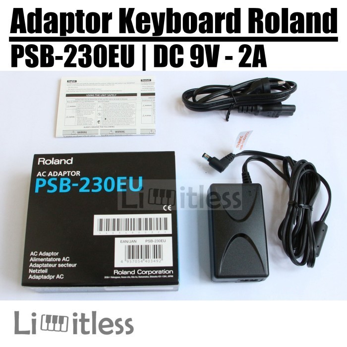 Adaptor Keyboard Roland Xps Juno Psb230Eu Psb-230Eu 9V 2A