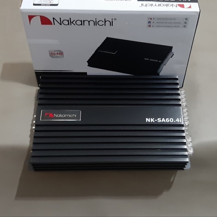 Power Amplifier Nakamichi NK-SA60.4i / Power Amplifier Mobil 4 Channel