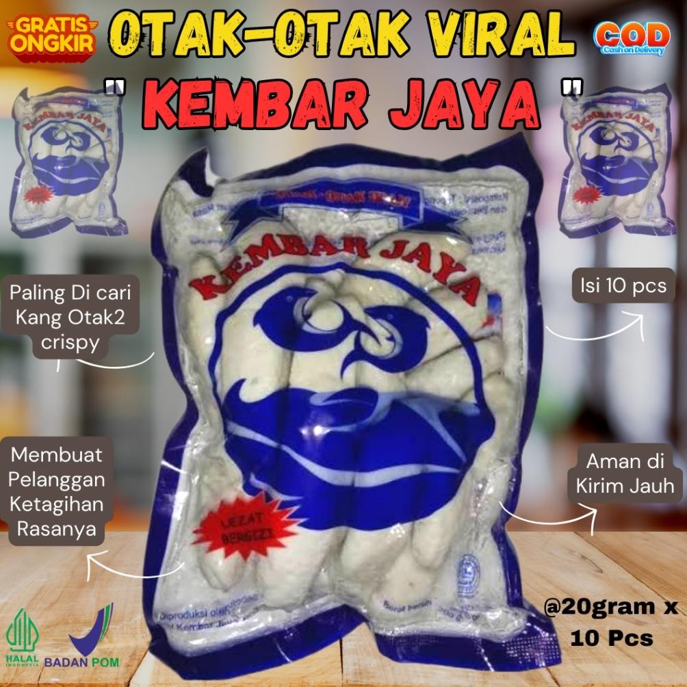 

Otak Otak Ikan Kembar Jaya Isi 10 Pcs