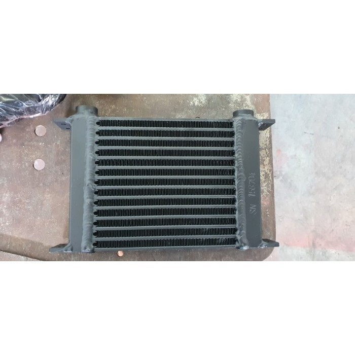 12 Row Universal Oil Cooler Heavy Duty Alat berat