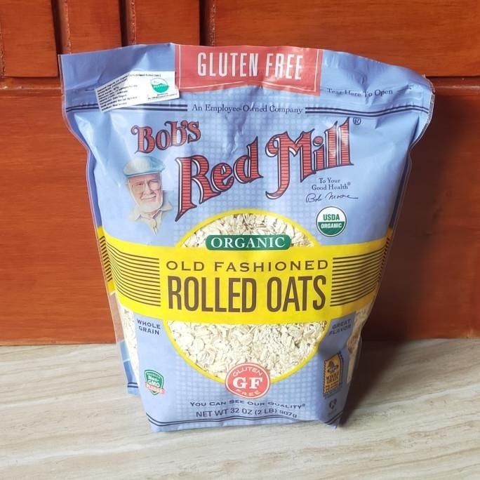 

BRM Bob Red Mill Gluten free Organic Rolled oat 907gr old Fashioned TB
