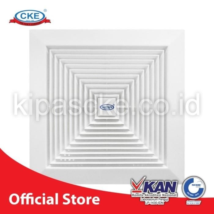 EXHAUST PLAFON 12 INCH DENGAN LED HEXOS/HEKSOS PLAFON CEILING EXHAUST