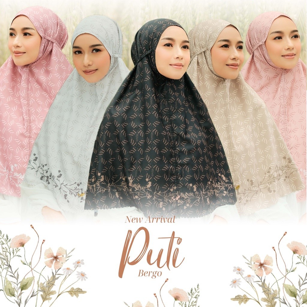 Promo Mega Sale 2.2 // MyLady Hijab BERGO PUTI