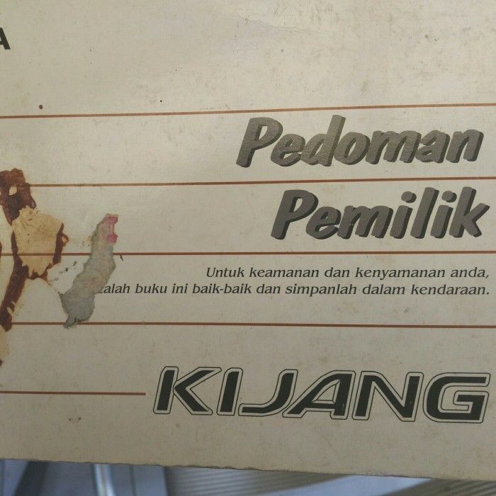 BUKU PANDUAN MANUAL KIJANG LGX LSX 1997 2000 KARBU