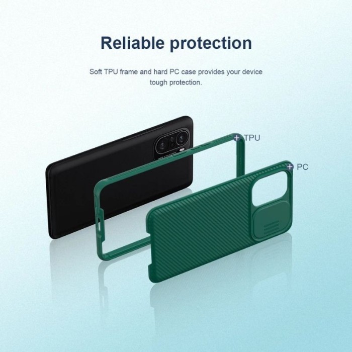 Xiaomi Poco F3 Nillkin Camshield Pro Hard Tpu Case Protective
