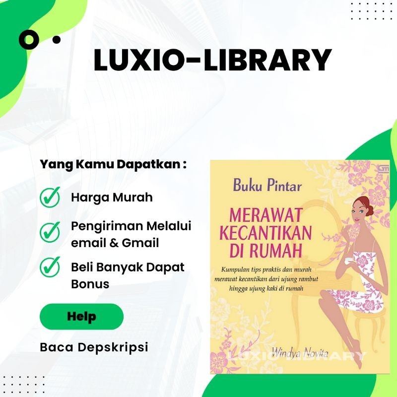 

Merawat Kecantikan di Rumah Buku Pintar