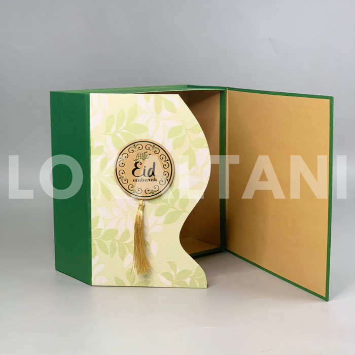 Box Kue Kering 4 Toples 250gr/Box Lebaran Magnet Rumbai